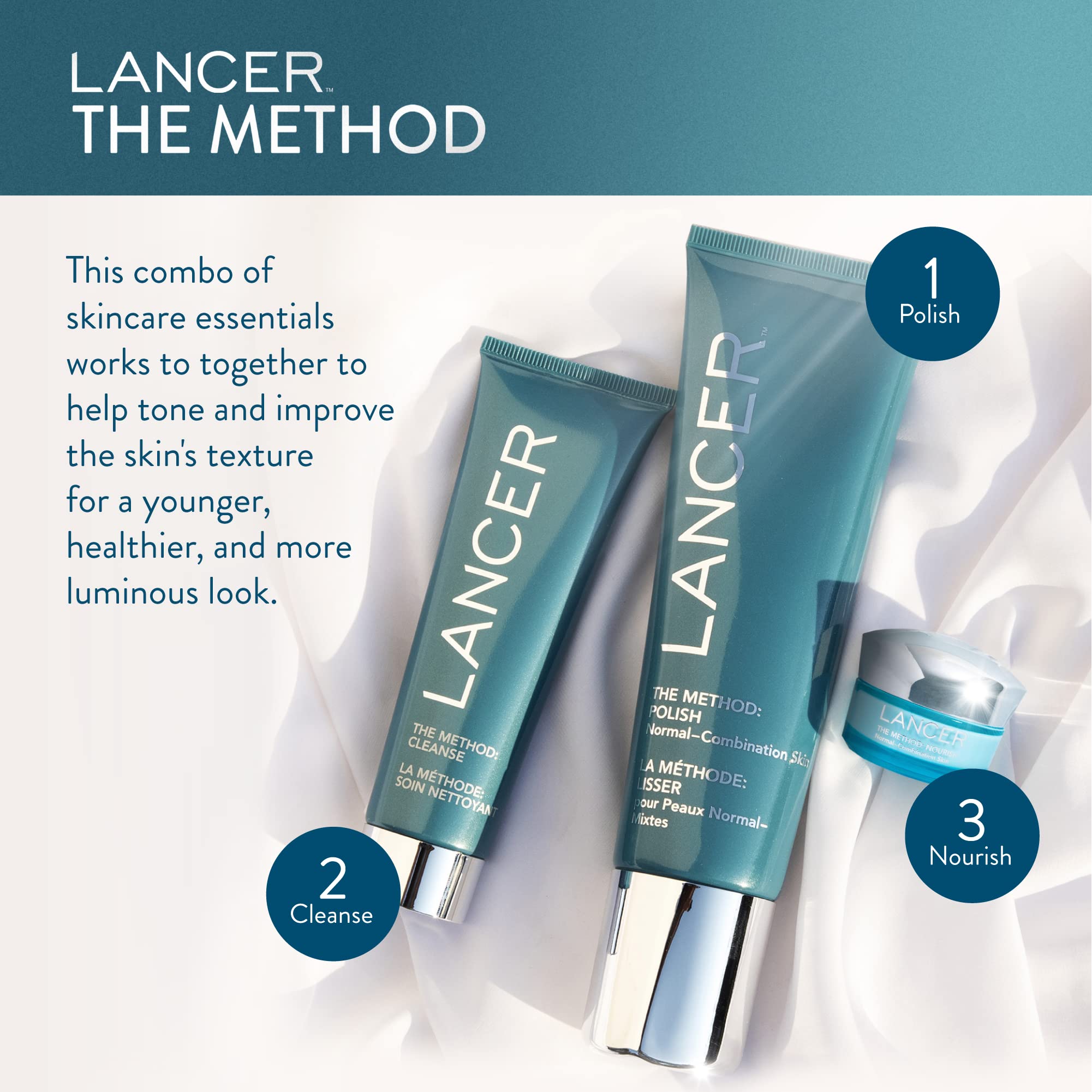 Lancer Skincare The Method: Cleanse Face Cleanser, Daily Face Wash with Salicylic Acid, Oily or Congested Skin, 4.05 Fluid Ounces